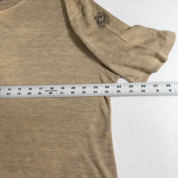 National Safety Apparel Flame Resist T-Shirt Men L Brown Electric HRC2 Made USA - Picture 7 of 9